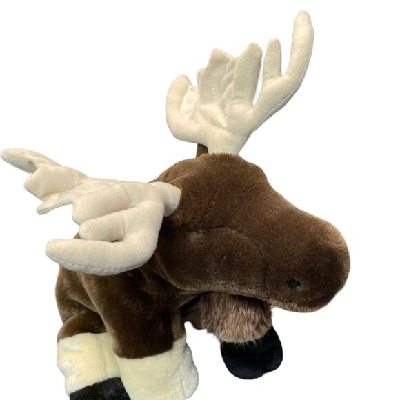Wild Republic Plush Moose Elk Stuffed Animal Nursery Decor Shower Forest 12” - Picture 9 of 9